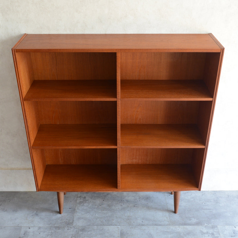 デンマーク ヴィンテージ チーク 3段ブックシェルフ 5-39