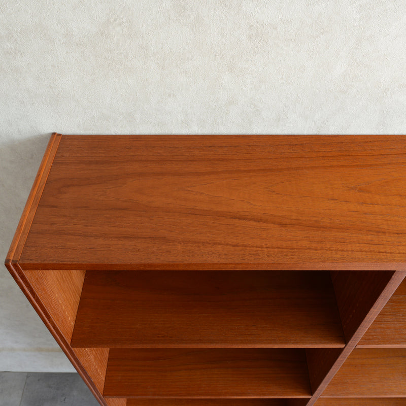 デンマーク ヴィンテージ チーク 3段ブックシェルフ 5-39