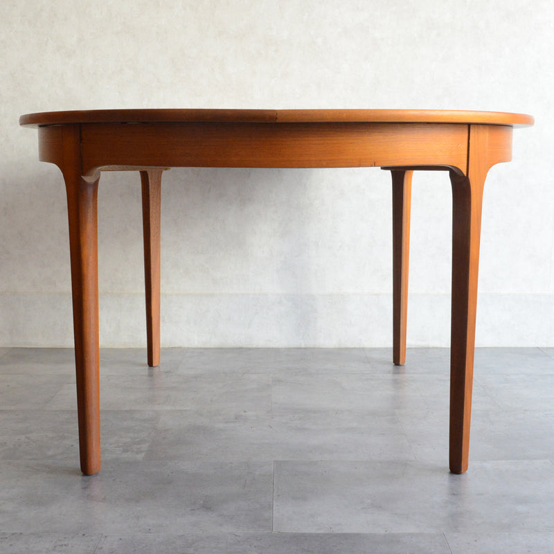 I 様ご予約商品（脚カット費用込）　Nathan ネイサン エクステンション ラウンド ダイニングテーブル 102(天板剥離再塗装済）