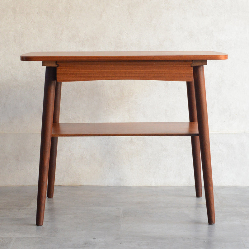 デンマーク ヴィンテージ　サイドテーブル(抽斗付) 6-20