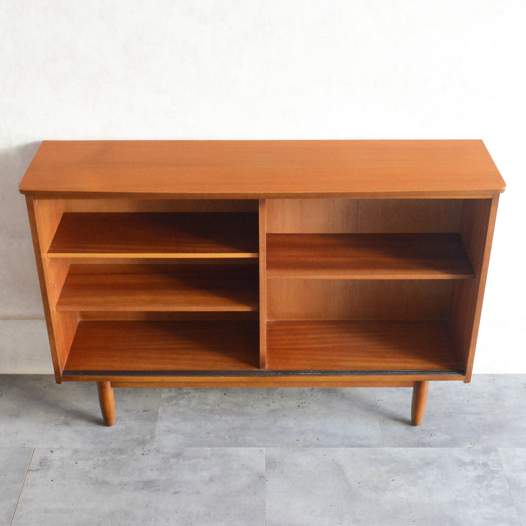 ミッドセンチュリー ヴィンテージ　チーク ガラスキャビネット 97