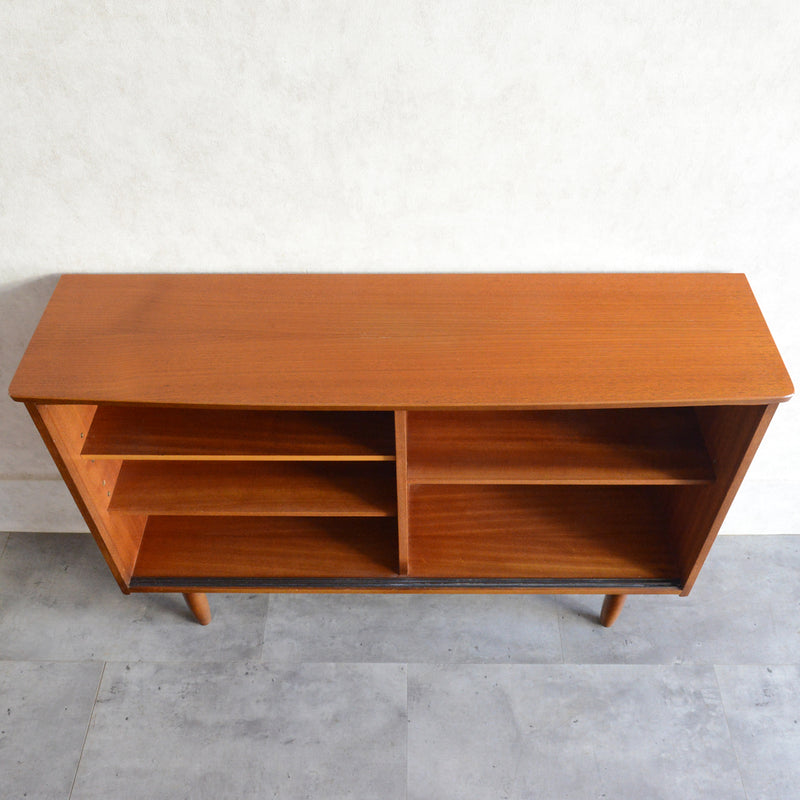 ミッドセンチュリー ヴィンテージ　チーク ガラスキャビネット 97