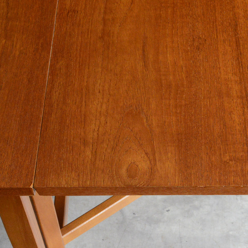 Ｌ様見学予約商品 ミッドセンチュリーチーク　ゲートレッグダイニングテーブル 47(オーバル）