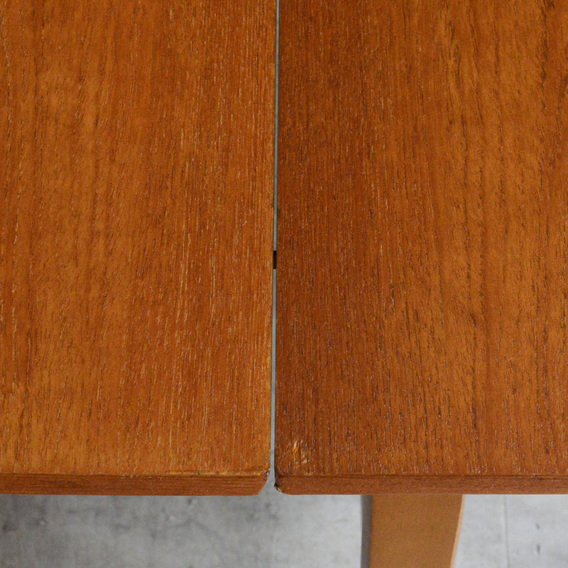 Ｌ様見学予約商品 ミッドセンチュリーチーク　ゲートレッグダイニングテーブル 47(オーバル）