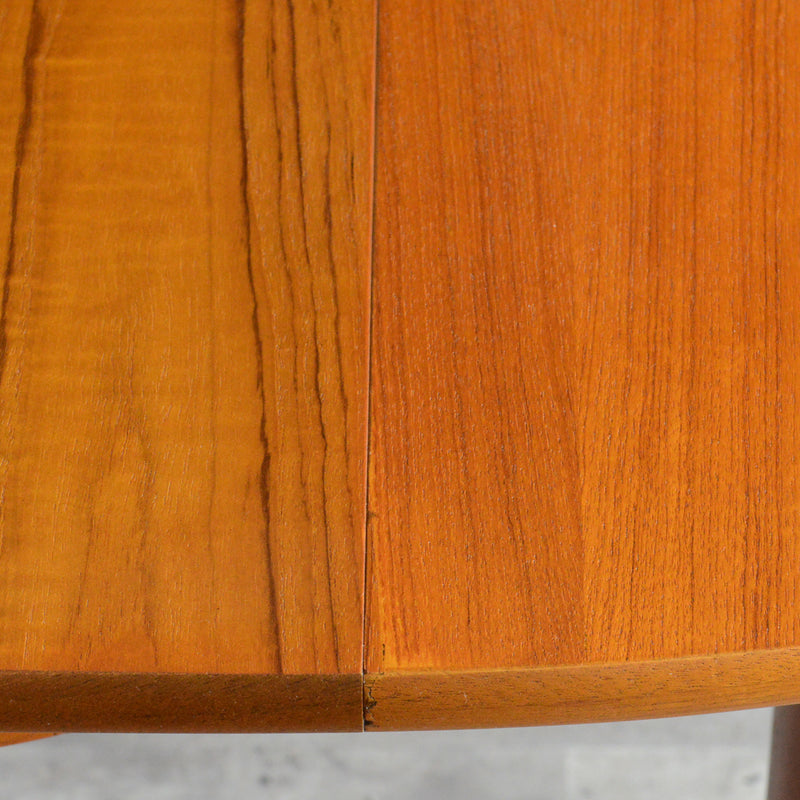 I 様ご予約商品（脚カット費用込）　Nathan ネイサン エクステンション ラウンド ダイニングテーブル 102(天板剥離再塗装済）