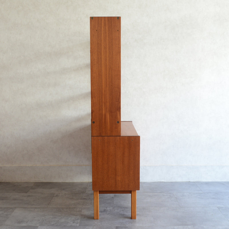 デンマーク ヴィンテージ オープンキャビネット 5-42(抽斗付）