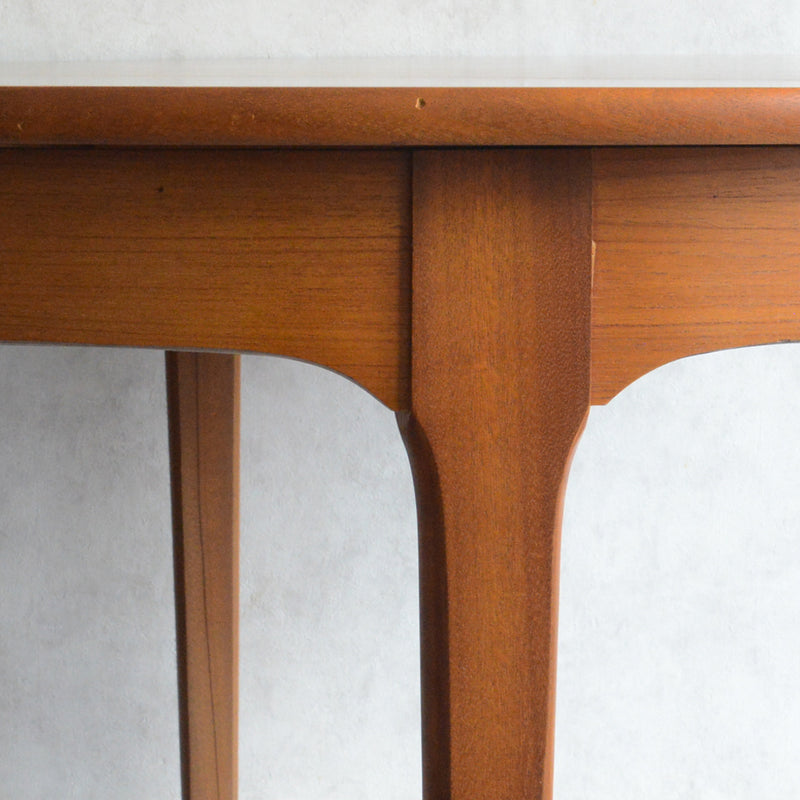 I 様ご予約商品（脚カット費用込）　Nathan ネイサン エクステンション ラウンド ダイニングテーブル 102(天板剥離再塗装済）