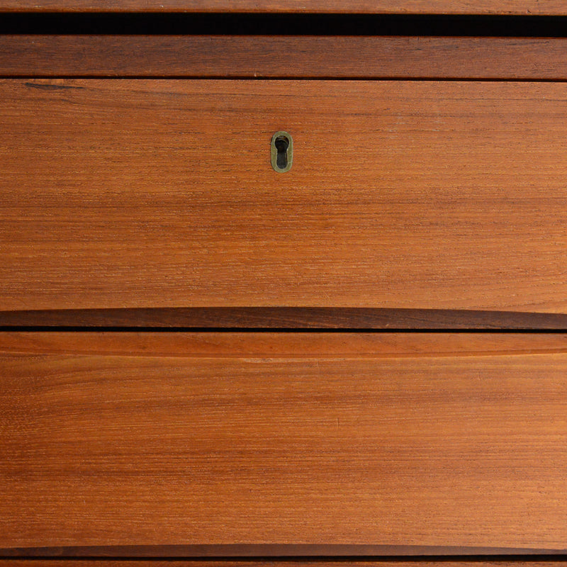 デンマーク ヴィンテージ　Arne Vodder　チークビューロー／ドレッサー　8-6