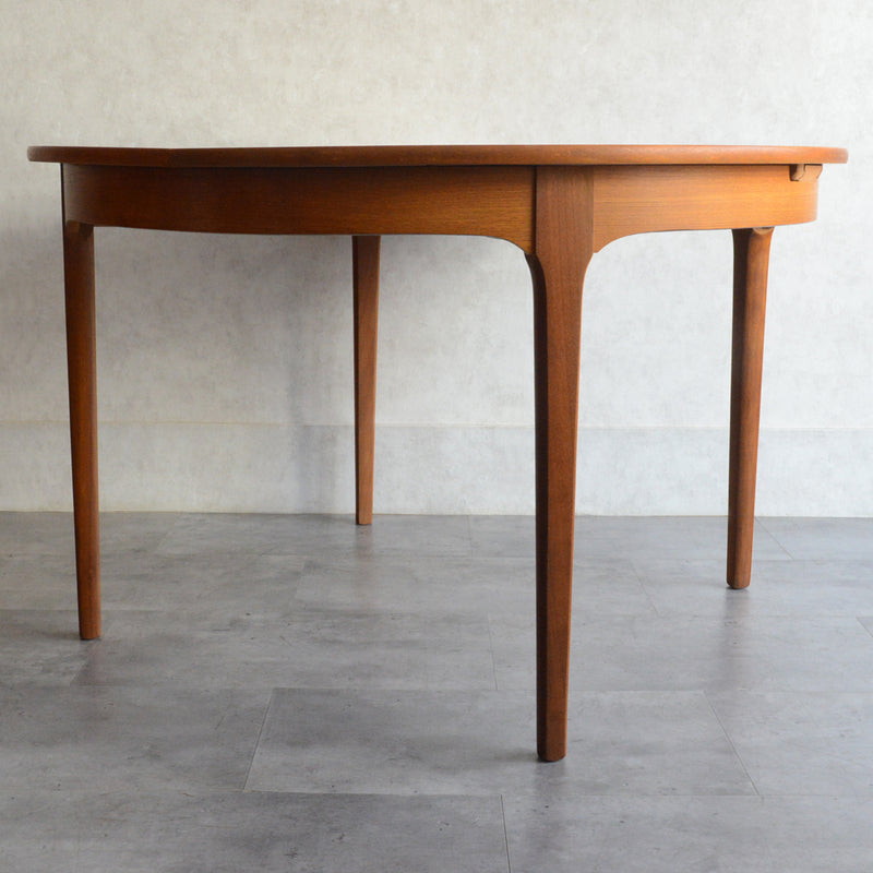 I 様ご予約商品（脚カット費用込）　Nathan ネイサン エクステンション ラウンド ダイニングテーブル 102(天板剥離再塗装済）