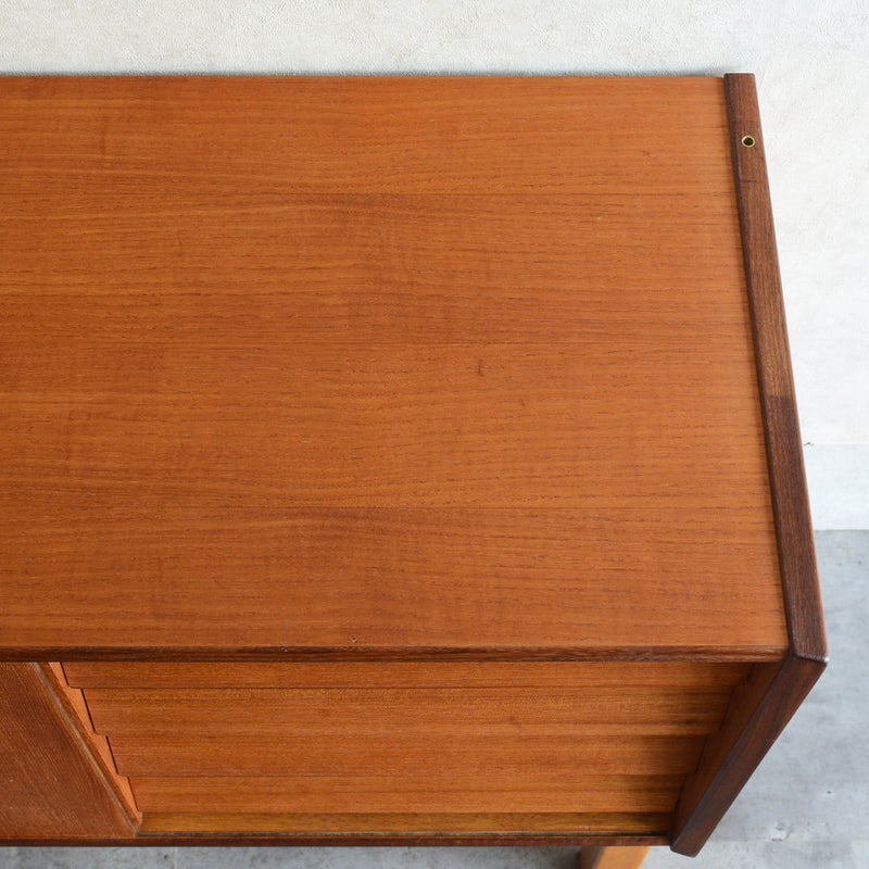 デンマーク ヴィンテージ オープンキャビネット 5-42(抽斗付）