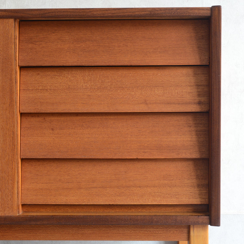 デンマーク ヴィンテージ オープンキャビネット 5-42(抽斗付）