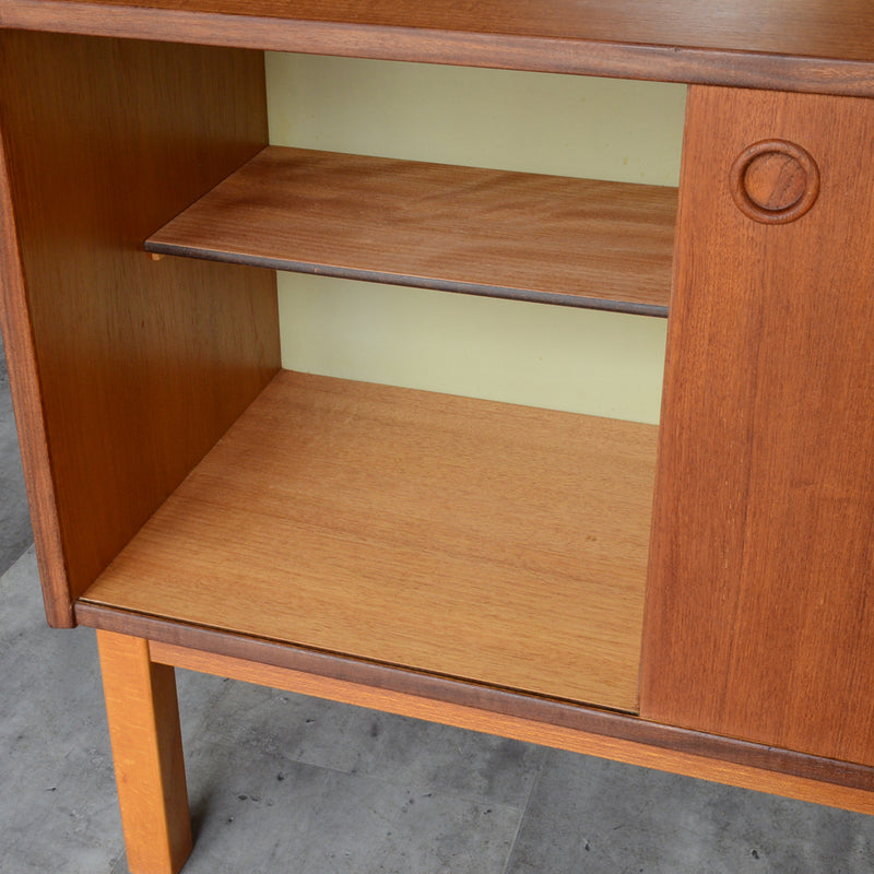 デンマーク ヴィンテージ オープンキャビネット 5-42(抽斗付）