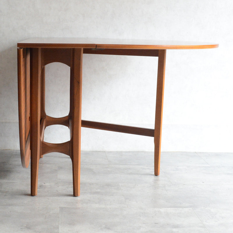 Nathan ネイサン ゲートレッグ ダイニングテーブル 100(オーバル・天板剝離再塗装済）