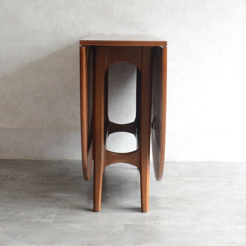 Nathan ネイサン ゲートレッグ ダイニングテーブル 100(オーバル・天板剝離再塗装済）