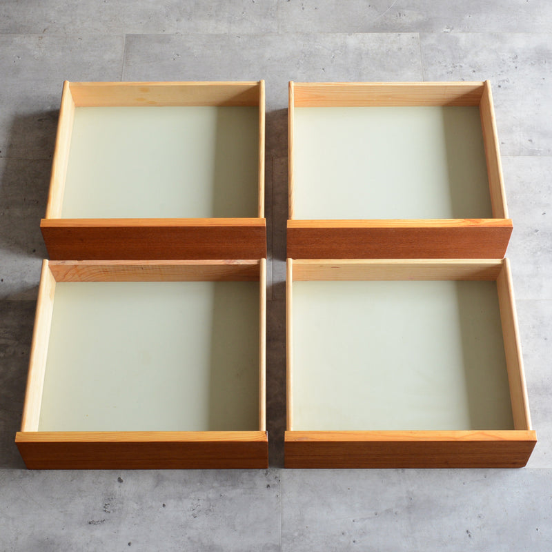 デンマーク ヴィンテージ オープンキャビネット 5-42(抽斗付）