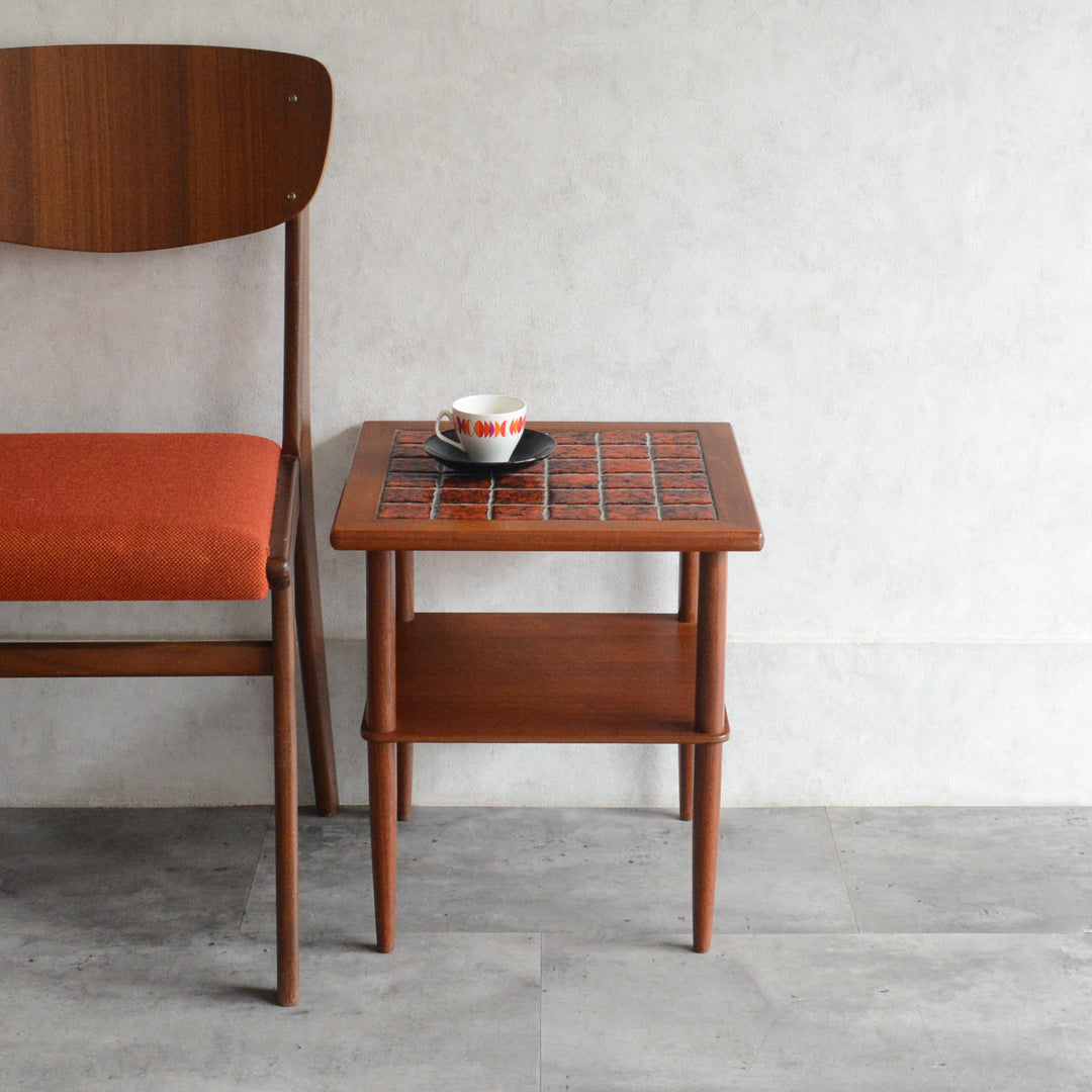 最終値下げ‼︎ アメリカンヴィンテージ・チークナイトテーブル　1980年代 最終値下げ‼︎ アメリカンヴィンテージ・チークナイトテーブル