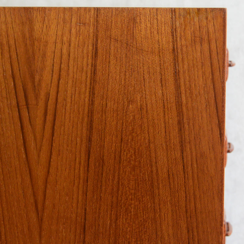 デンマーク ヴィンテージ  チーク チェスト 5段  6-15(ウッドオイル仕上）