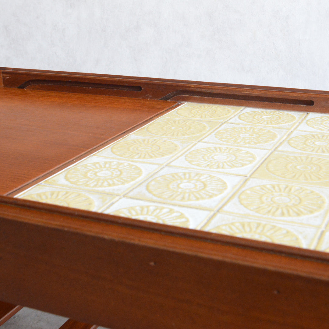 Remployレンプロイ  エクステンション タイルトップ　ローテーブル44