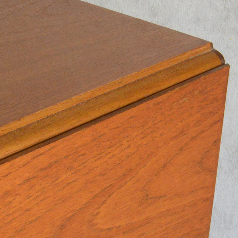 Jentique ジェンティーク　ゲートレッグテーブル 50（オーバル・天板剝離再塗装済）