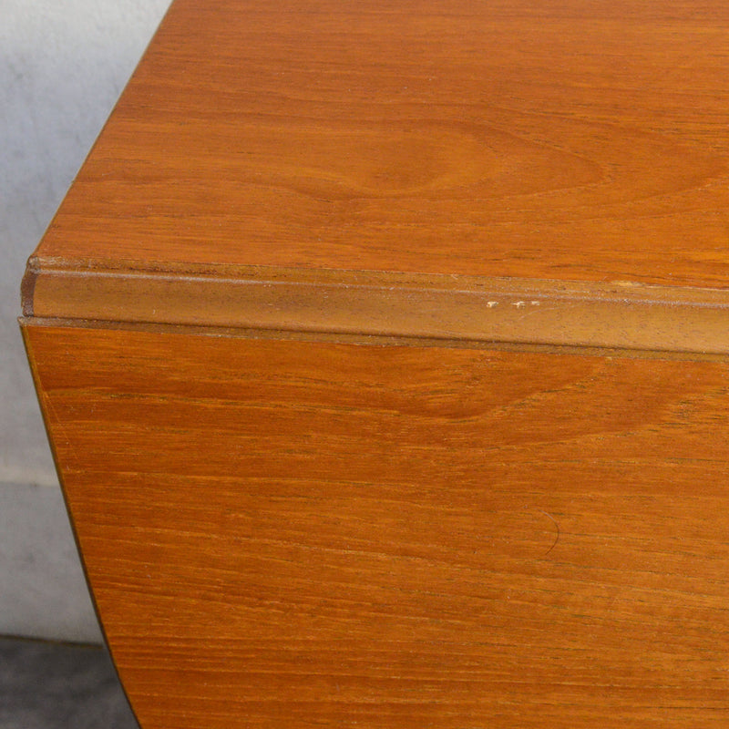 Jentique ジェンティーク　ゲートレッグテーブル 50（オーバル・天板剝離再塗装済）