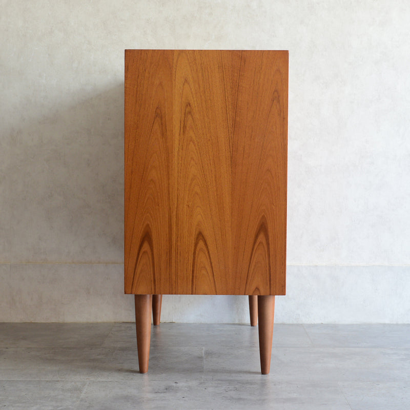 デンマーク ヴィンテージ  チーク 5段チェスト 5-32 (ウッドオイル仕上）