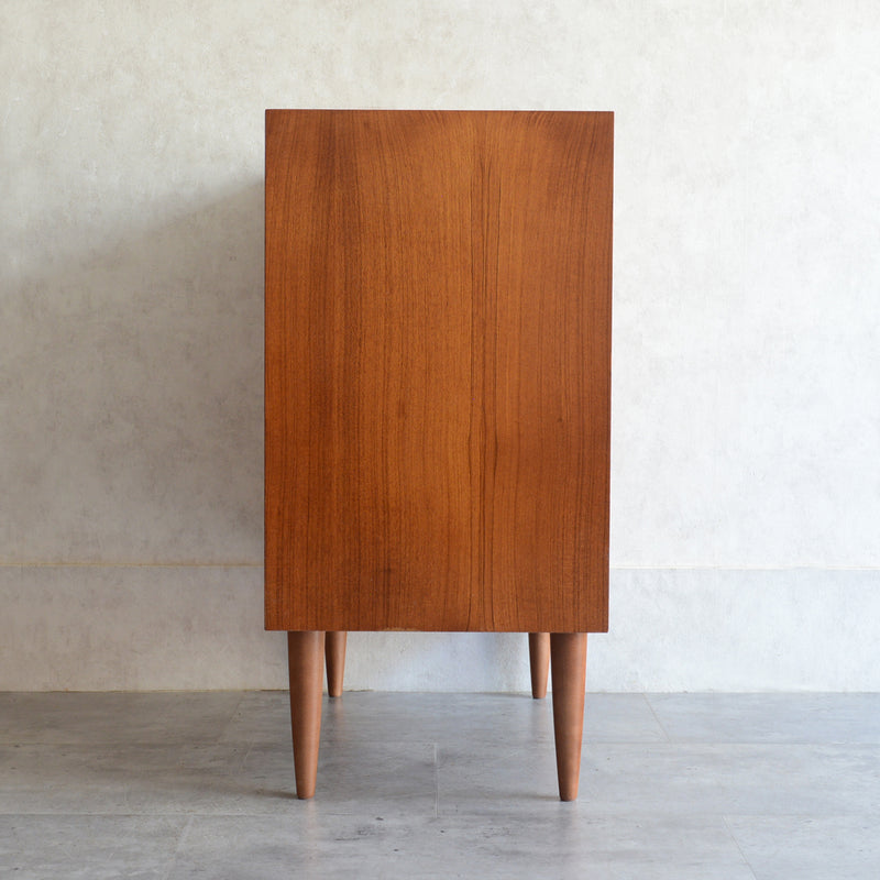 デンマーク ヴィンテージ  チーク 5段チェスト 5-32 (ウッドオイル仕上）