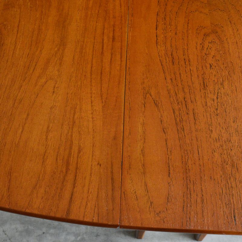 Nathan ネイサン ゲートレッグ ダイニングテーブル 100(オーバル・天板剝離再塗装済）