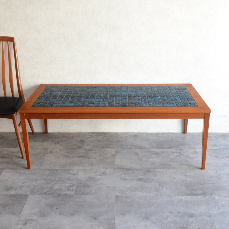 デンマーク ヴィンテージ タイルトップ センターテーブル 8-17