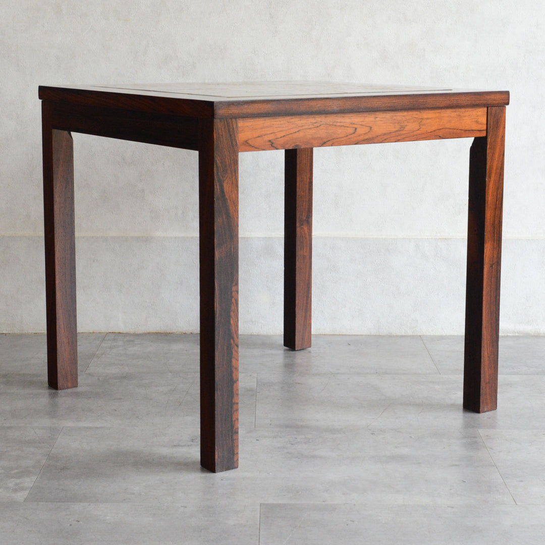 デンマークヴィンテージ タイルトップ サイドテーブル 8-10(ローズ