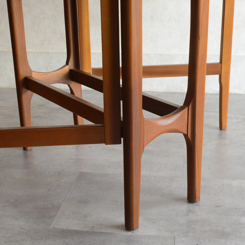 Nathan ネイサン ゲートレッグ ダイニングテーブル 100(オーバル・天板剝離再塗装済）