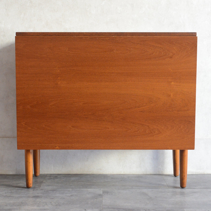 ミッドセンチュリー ヴィンテージ　ゲートレッグダイニングテーブル49 (レクタングル・天板剝離再塗装済）