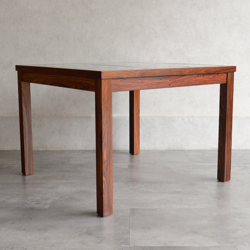 デンマークヴィンテージ タイルトップローテーブル P-17（ローズウッド）