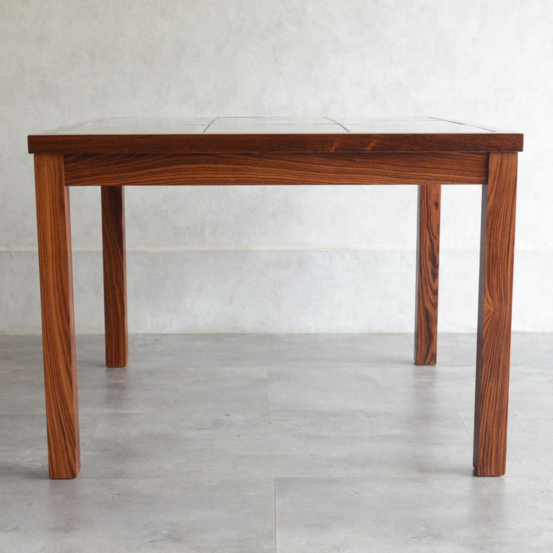 デンマークヴィンテージ タイルトップローテーブル P-17（ローズウッド）