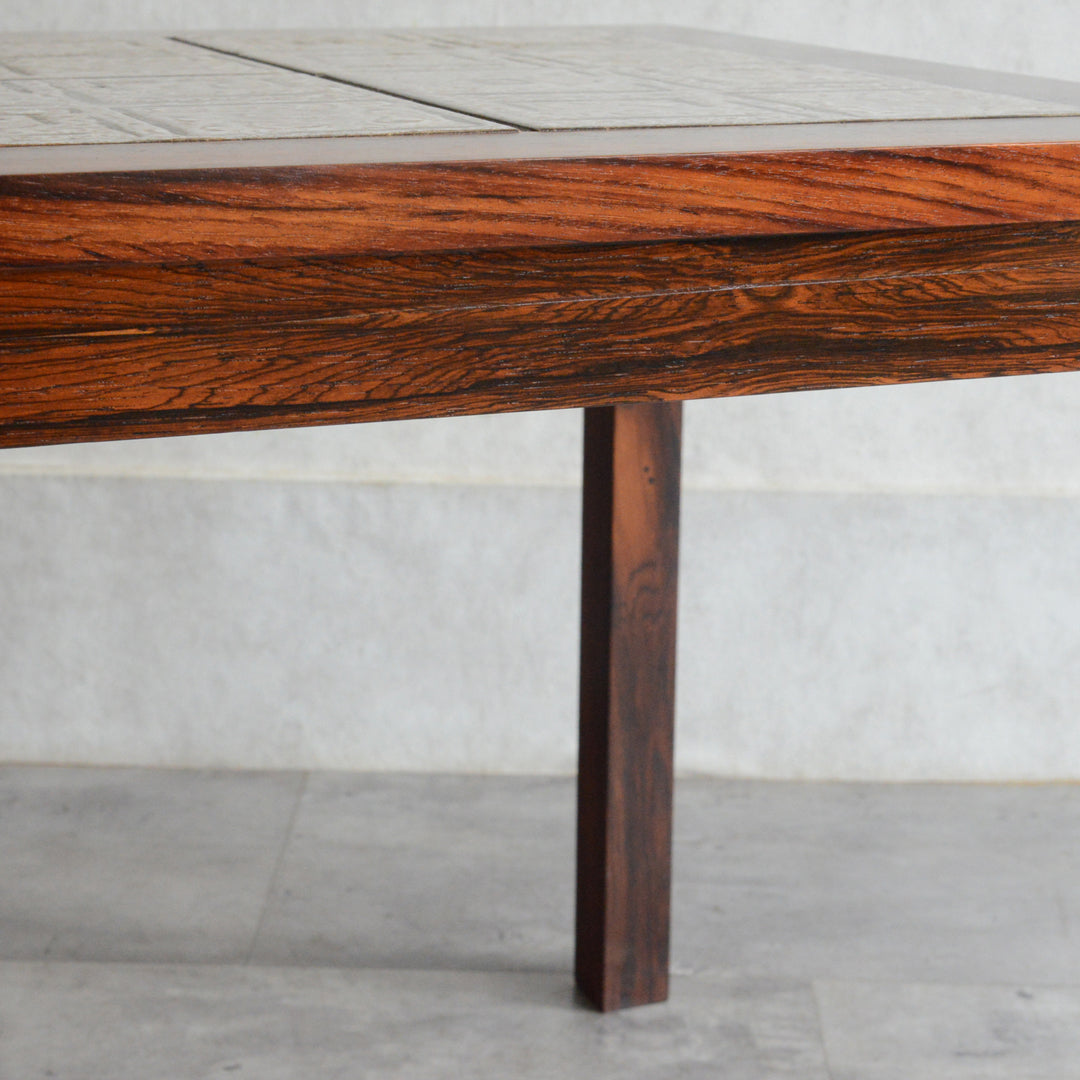 デンマークヴィンテージ タイルトップ サイドテーブル 8-10(ローズ