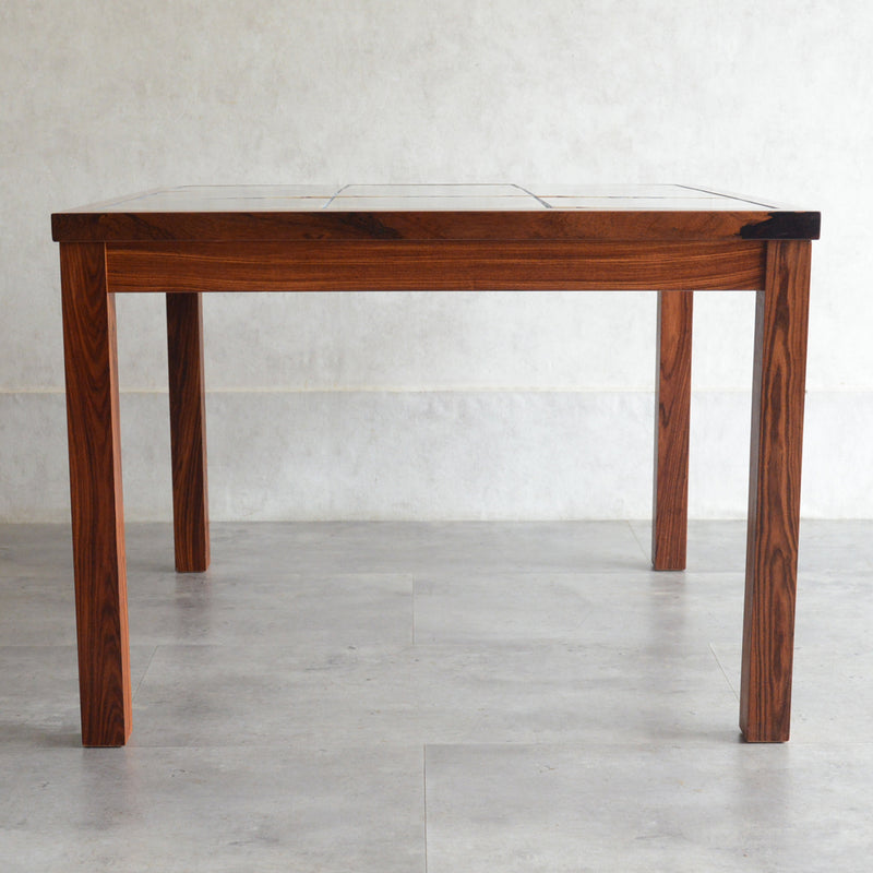デンマークヴィンテージ タイルトップローテーブル P-17（ローズウッド）