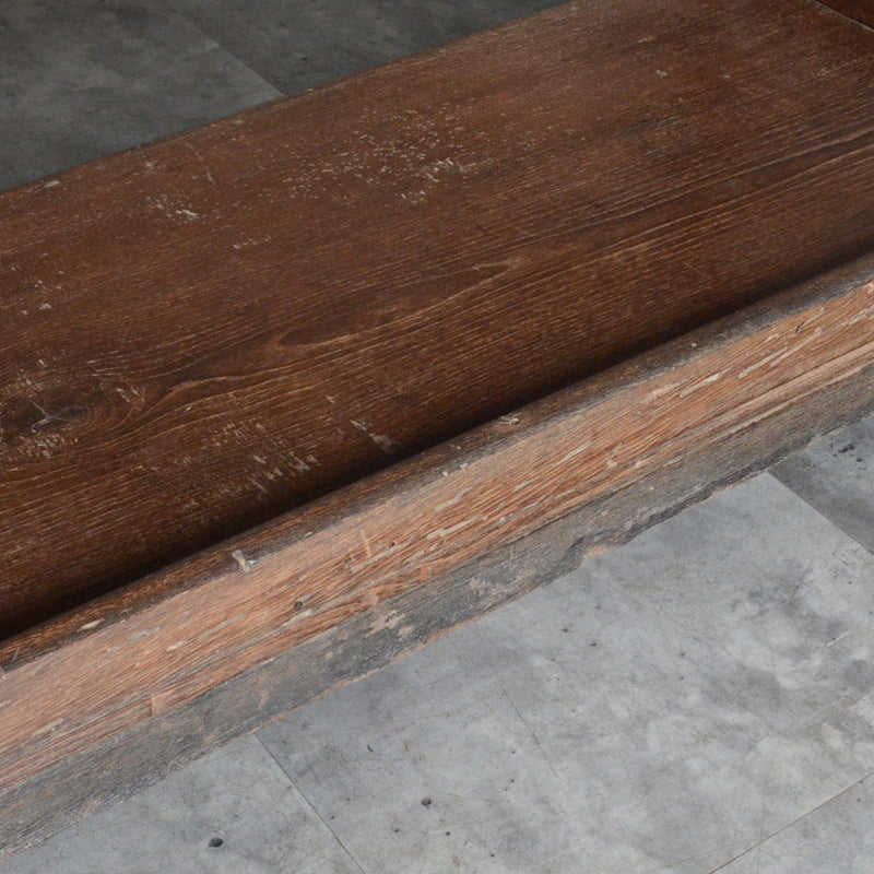 ヴィンテージ 無垢チーク　２段シェルフ　07