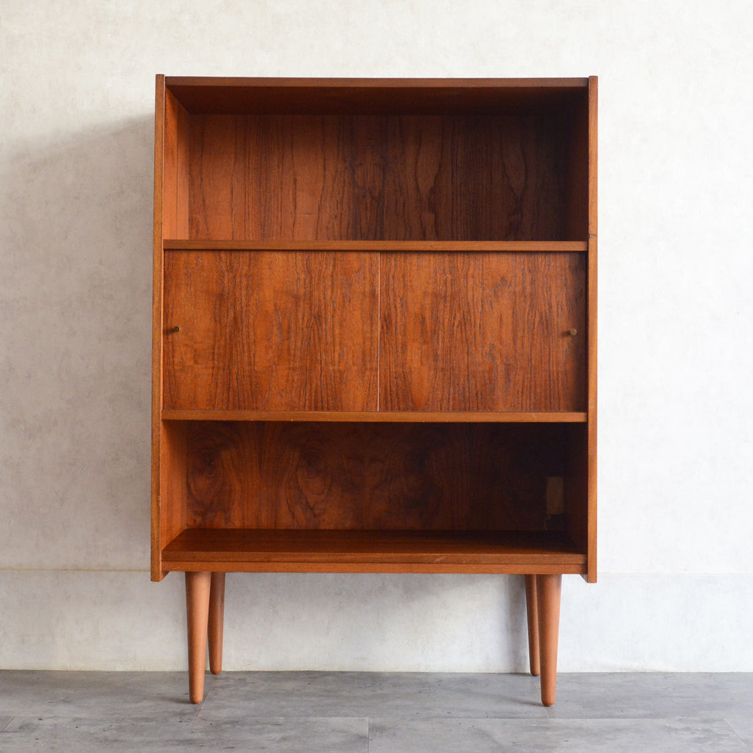 デンマークヴィンテージ チークシェルフ（木扉付）8-60 – Rowan.inc
