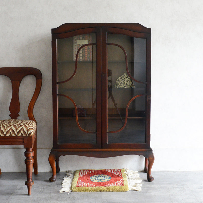 イギリス クラシック   ガラスキャビネット鍵付 07 シノワズリ