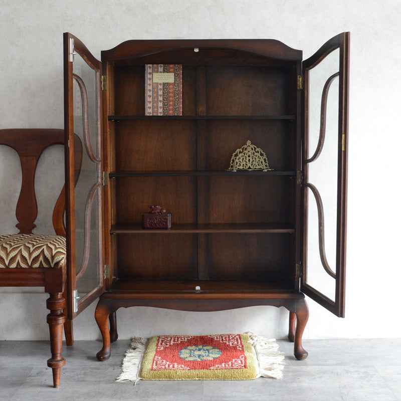 イギリス クラシック   ガラスキャビネット鍵付 07 シノワズリ