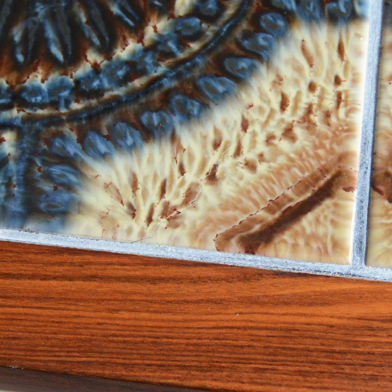 デンマークヴィンテージ タイルトップローテーブル P-17（ローズウッド）