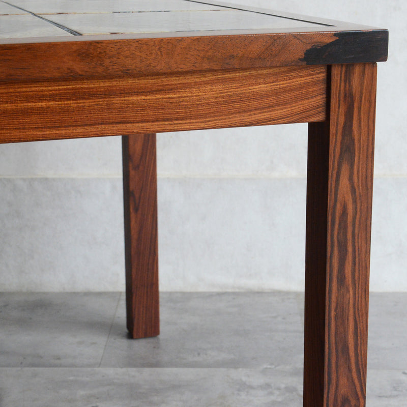 デンマークヴィンテージ タイルトップローテーブル P-17（ローズウッド）