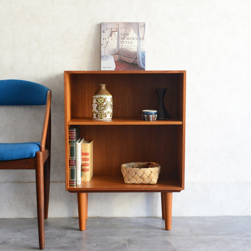 デンマーク ヴィンテージ　チーク ブックシェルフ　6-18