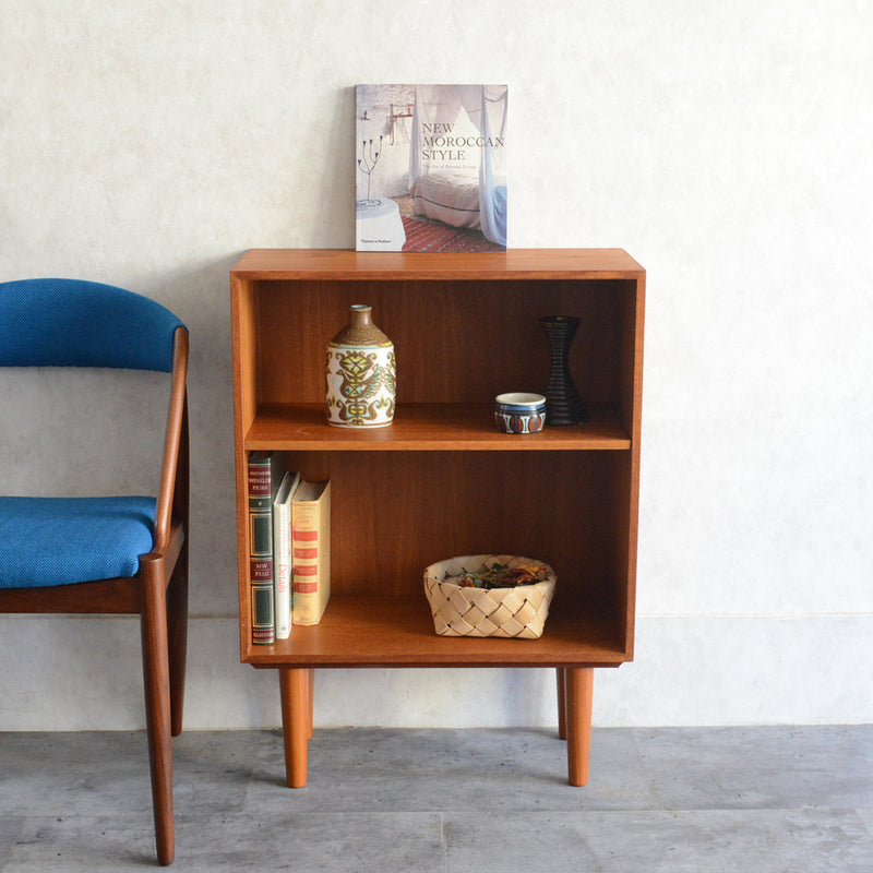 デンマーク ヴィンテージ　チーク ブックシェルフ　6-18