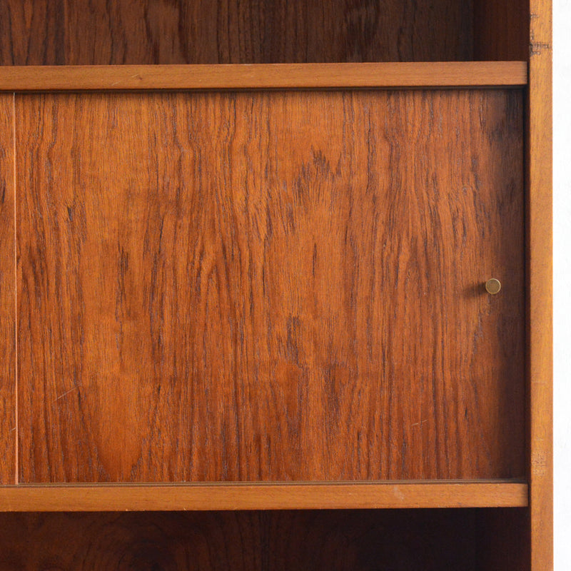 デンマークヴィンテージ　チークシェルフ（木扉付）8-60