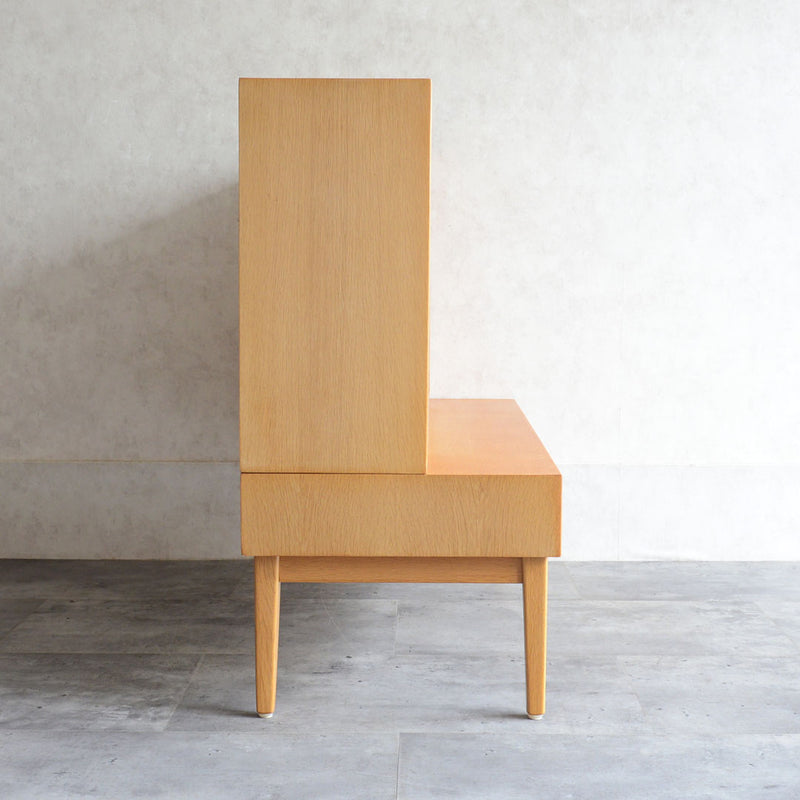 デンマーク オーク ガラスキャビネット 5-19 (オイル仕上）