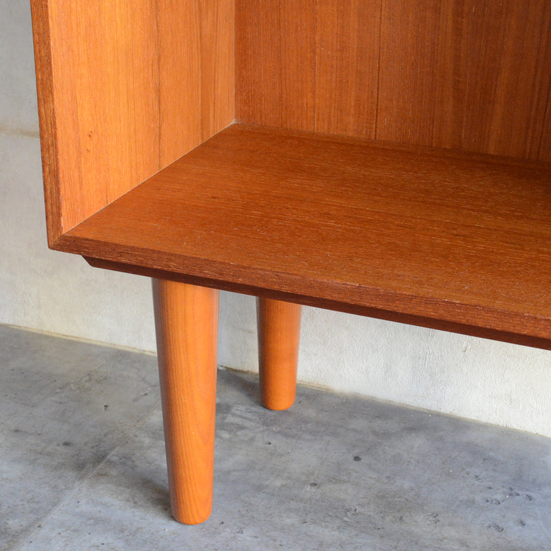 デンマーク ヴィンテージ　チーク ブックシェルフ　6-18