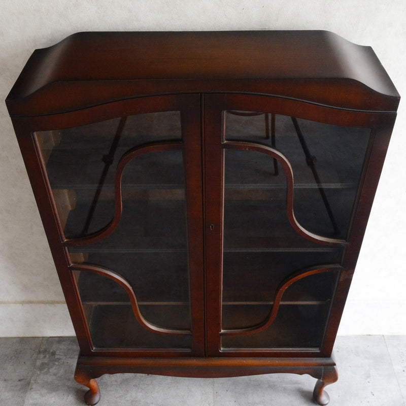 イギリス クラシック   ガラスキャビネット鍵付 07 シノワズリ