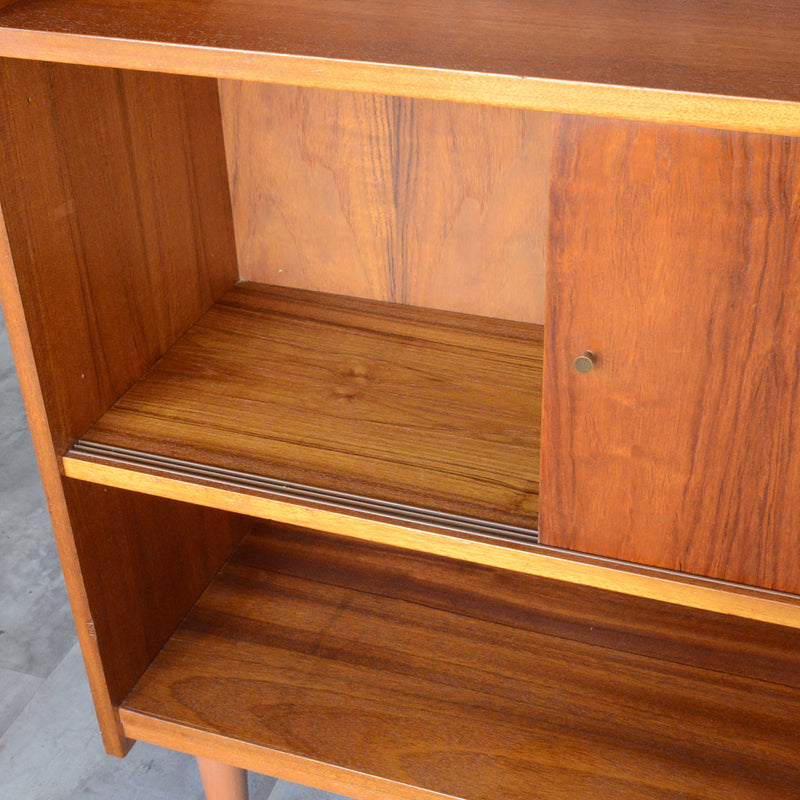 デンマークヴィンテージ　チークシェルフ（木扉付）8-60