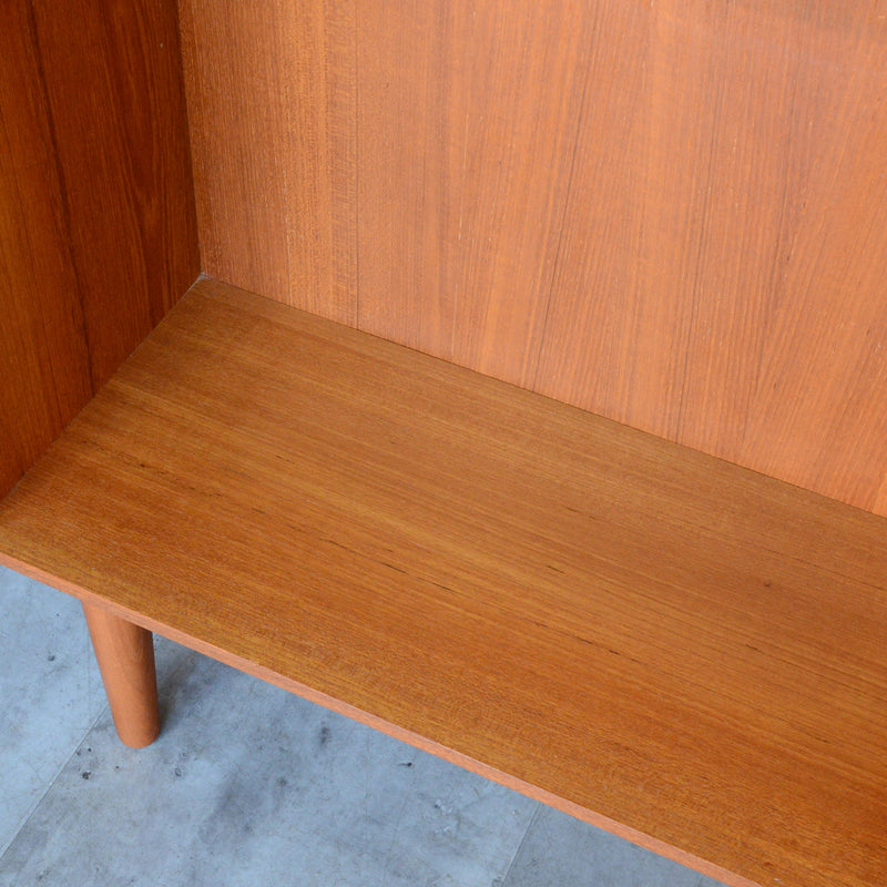 デンマーク ヴィンテージ　チーク ブックシェルフ　6-18