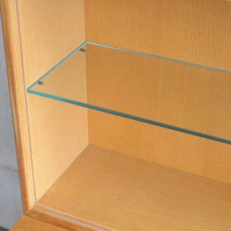 デンマーク オーク ガラスキャビネット 5-19 (オイル仕上）